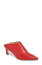 Women's Stuart Weitzman Mira Pointy Toe Mule M - Red