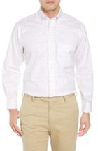 Men's Gitman Tailored Fit Plaid Dress Shirt .5 - 34 - White