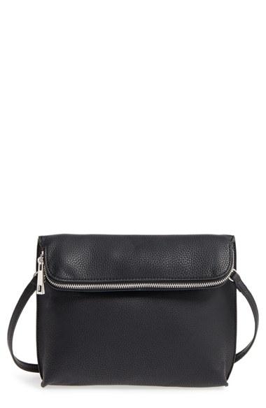 Street Level Faux Leather Crossbody Bag -