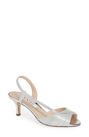 Women's Nina Cabell Slingback Sandal M - Metallic