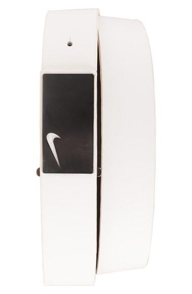 Men's Nike Leather Belt - White