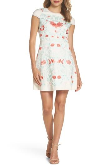 Women's Foxiedox Sierra Embroidered Dress - Ivory