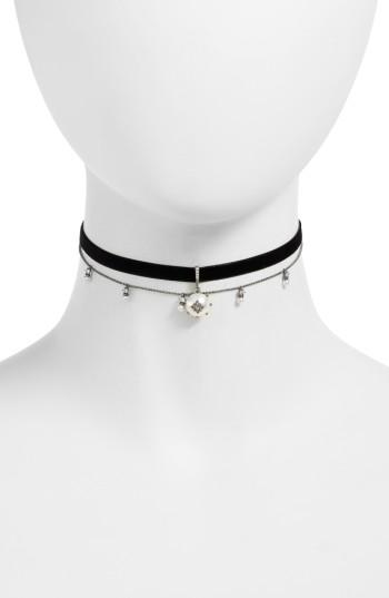Women's Nadri Coquette Faux Pearl Layered Choker Necklace