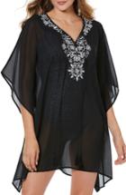 Women's Miraclesuit Castaway Embellished Caftan - Black