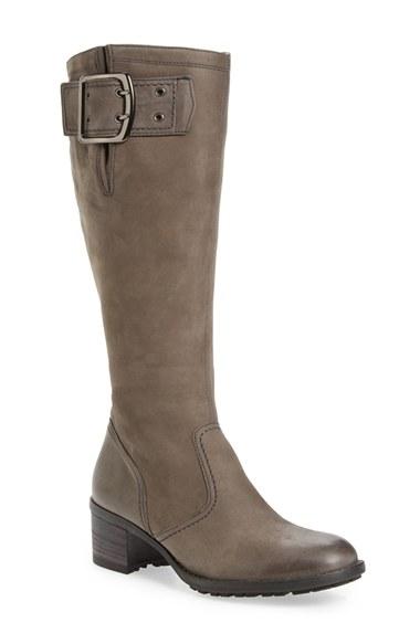 Women's Paul Green Kendra Knee High Buckle Boot Us / 4.5uk - Grey