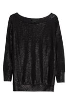 Women's Tracy Reese Bateau Neck Shimmer Sweatshirt