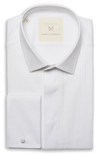 Men's Strong Suit By Ilaria Urbinati Slim Fit Tuxedo Shirt .5r - White