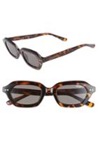 Women's Quay Australia X Finders Keepers Anything Goes 49mm Square Sunglasses - Tortoise/ Smoke