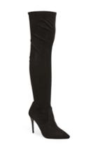 Women's Steve Madden Devine Over The Knee Boot .5 M - Black