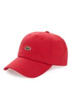 Men's Lacoste Small Croc Baseball Cap - Red