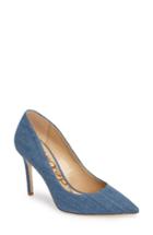 Women's Sam Edelman Hazel Pointy Toe Pump M - Blue