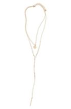 Women's Bp. Layered Coin & Imitation Pearl Necklace