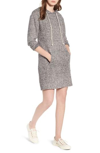 Petite Women's Caslon Hooded Tunic P - Grey