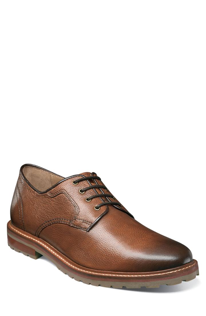 Men's Florsheim Estabrook Plain Toe Derby Eee - Brown