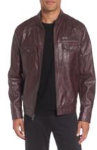 Men's Reaction Kenneth Cole Faux Leather Jacket - Burgundy