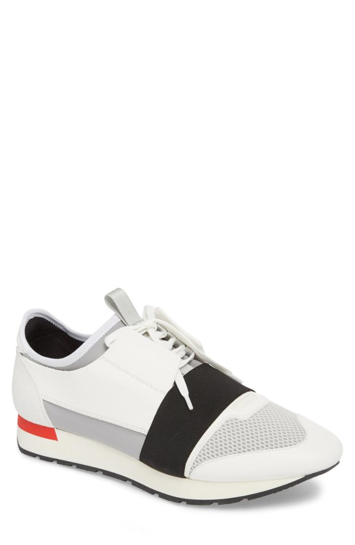 Men's Balenciaga Race Runner Sneaker Us / 41eu - White