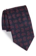 Men's Eton Paisley Silk Tie, Size - Pink