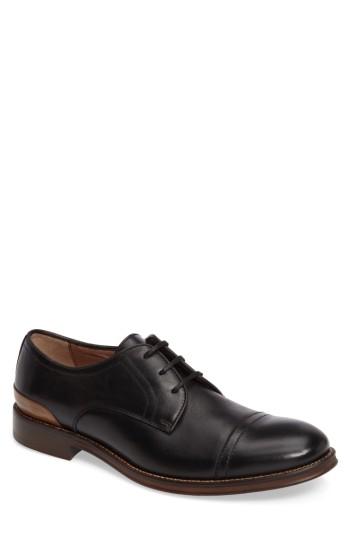 Men's J & M 1850 'grayson' Cap Toe Derby .5 M - Black