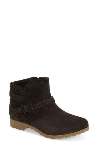 Women's Teva 'delavina' Suede Bootie .5 M - Green