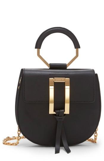Louise Et Cie Fleur Leather Bracelet Bag - Black