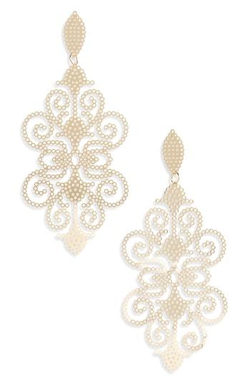 Women's Panacea Filagree Statement Earrings