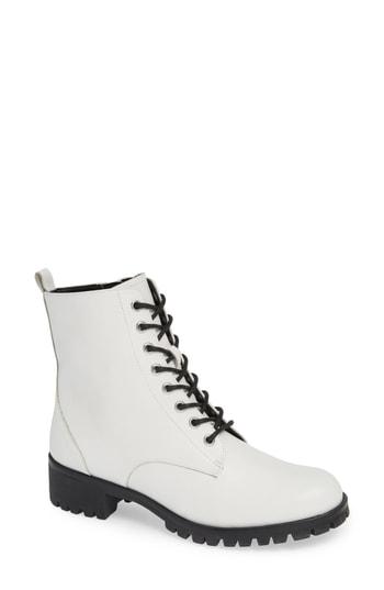 Women's Bp. Remi Zip Combat Bootie M - White