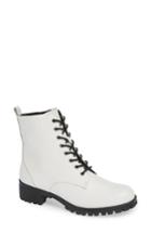 Women's Bp. Remi Zip Combat Bootie M - White