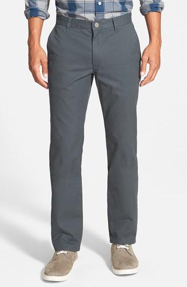 Men's Bonobos Straight Fit Washed Chinos X 30 - Grey