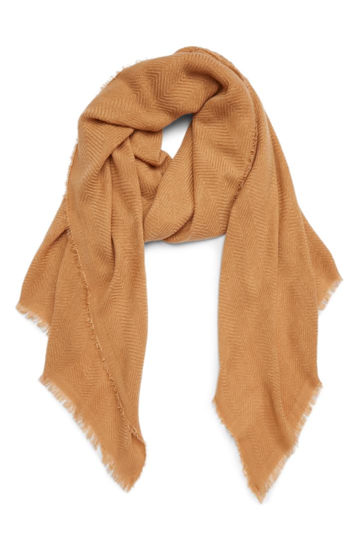 Women's Sole Society Oversize Blanket Scarf, Size - Brown