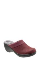 Women's Softwalk 'murietta' Clog W - Burgundy