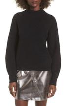 Women's Leith Cozy Ribbed Pullover, Size - Black