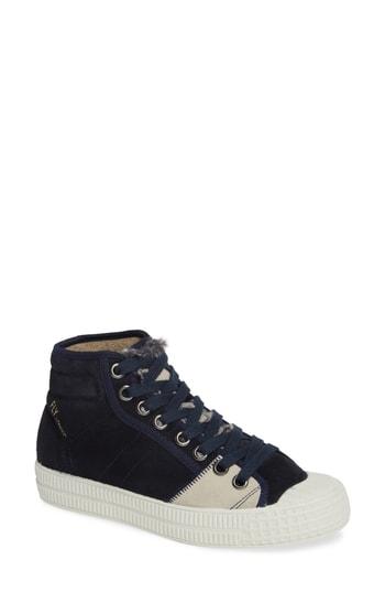 Women's Fly London Femp High Top Sneaker .5-8us / 38eu - Blue