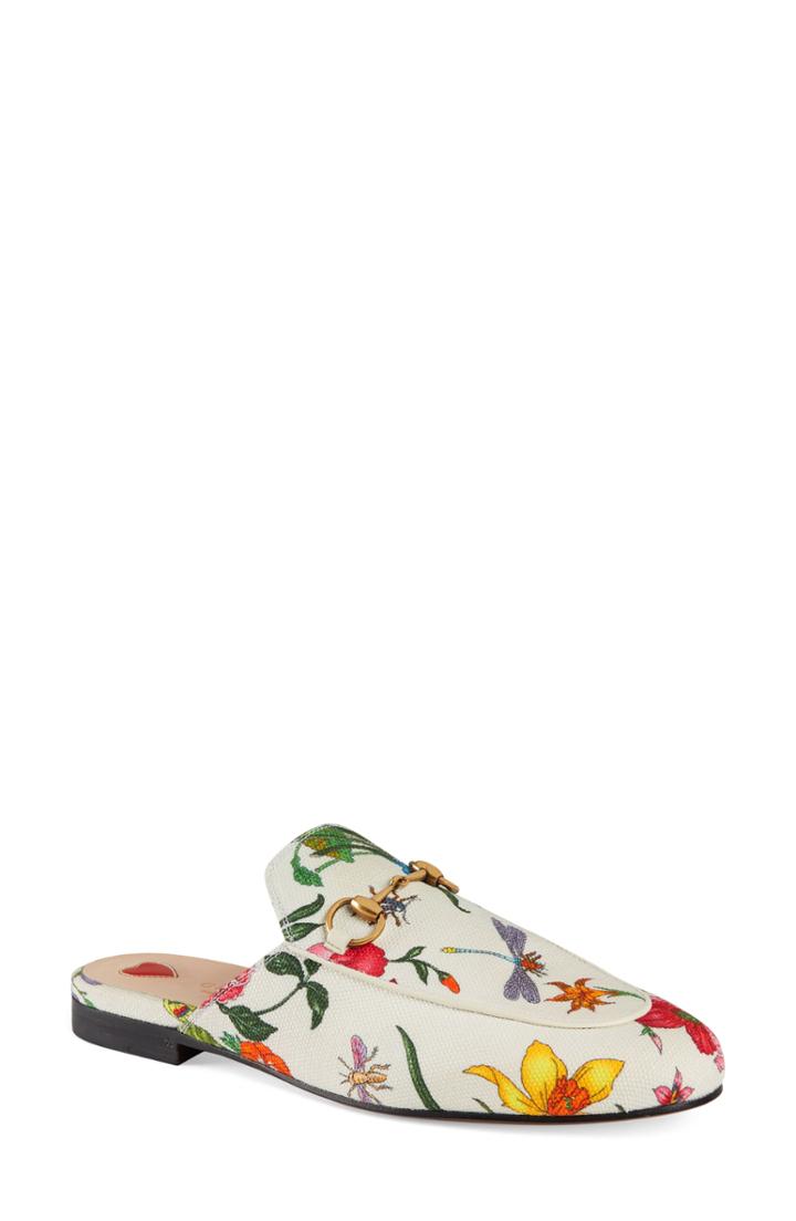 Women\u0027s Gucci Princetown Loafer Mule .5us / 34.5eu , White