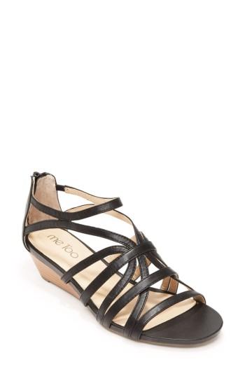 Women's Me Too Sofie Wedge Sandal .5 M - Black