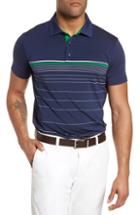 Men's Bobby Jones R18 Tech Skill Stripe Polo - Blue