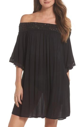 Women's Muche Et Muchette Rimini Crochet Cover-up Dress, Size - Black
