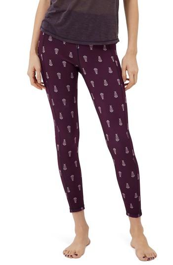 Women's Sweaty Betty Double Duty Reversible Leggings - Burgundy