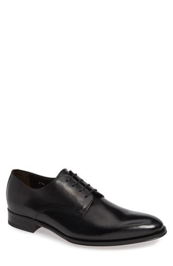 Men's To Boot New York Belgrade Plain Toe Derby .5 M - Black