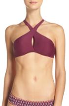 Women's Bca Move Along Bikini Top - Burgundy