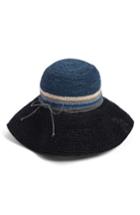 Women's Helen Kaminski Packable Raffia Hat - Blue