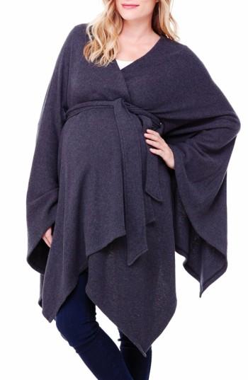 Women's Ingrid & Isabel Cozy Maternity Wrap, Size - Black