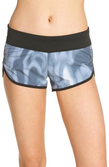 Women's Hurley Phantom Waves Beachrider Shorts - Blue