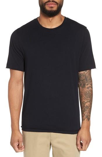 Men's Vince Double Layer Slim Fit T-shirt - Blue