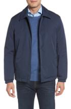 Men's Cole Haan Signature Faux Shearling Lined Jacket, Size - Blue
