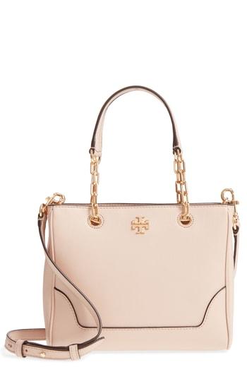 Tory Burch Small Marsden Leather Tote - Pink