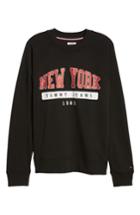 Women's Tommy Jeans Oversize New York Sweatshirt - Black