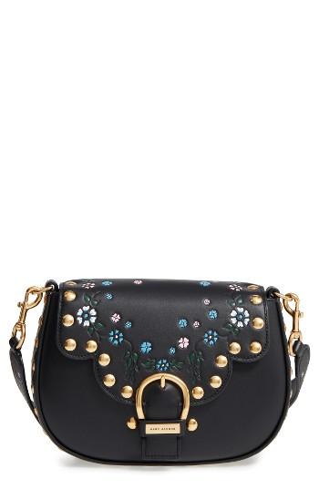 Marc Jacobs Studded Navigator Leather Crossbody Bag -