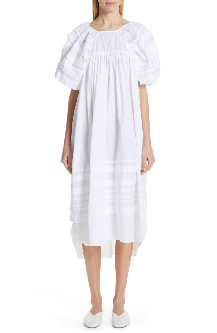 Women's Cecilie Bahnsen Penelope Dress Us / 8 Uk - White
