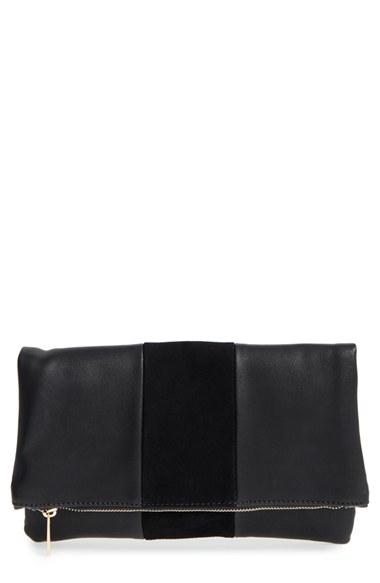 Bp. Tonal Stripe Foldover Clutch -