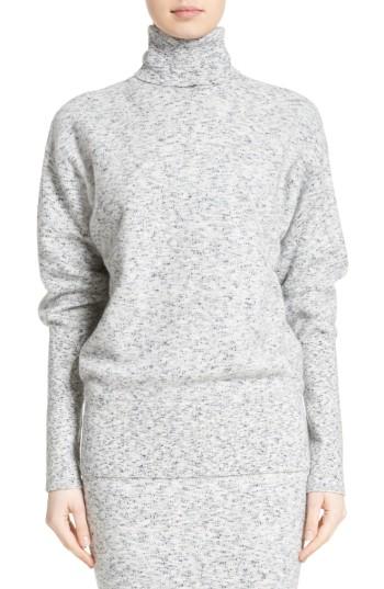 Women's Victoria Beckham Melange Felt Sweaer - Blue